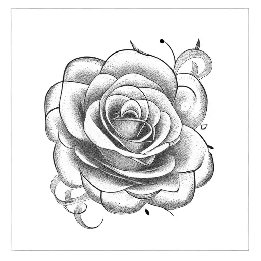 A Bouquet Of Flowers Intertwined With The Word 'Love'