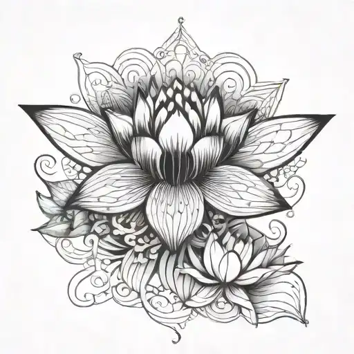 Use The Lotus And Wings Tattoo For Men Arm