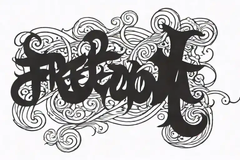 Text Freedom In Dark Sicilism Font