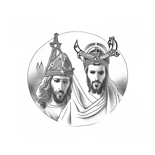 Jesus And Maria Back