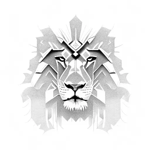 A Lion Wearing Ironman's Suit