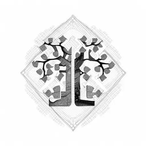 Java Code Snippets Forming A Tree With Leaves In The Shape Of Puzzle Pieces