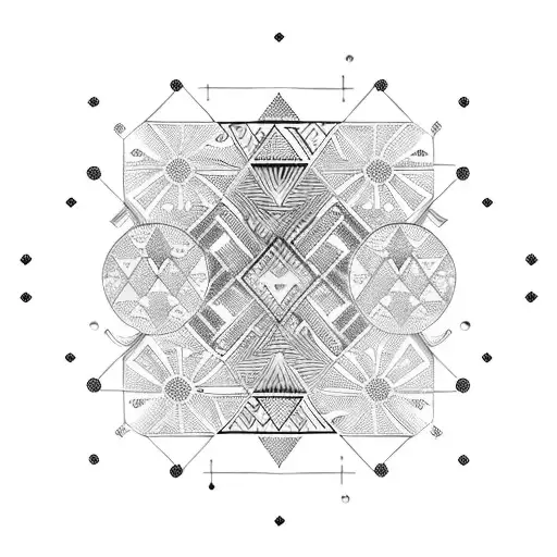A Circuit Board Design Inspired By Aztec Patterns