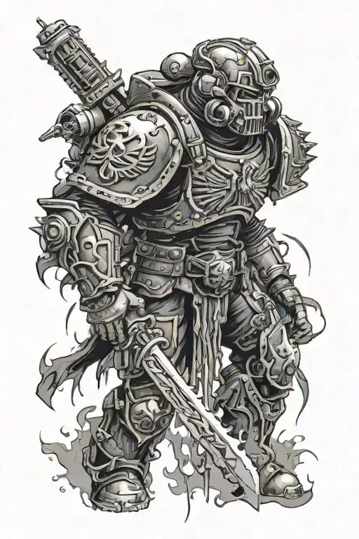 Warhammer 40K Space Marine Dark Side