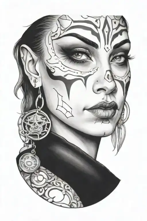 Jinx Arcane Character Face