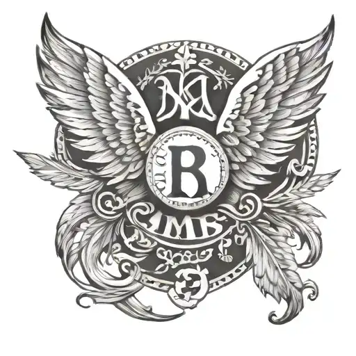 Roman Numbers With Wings