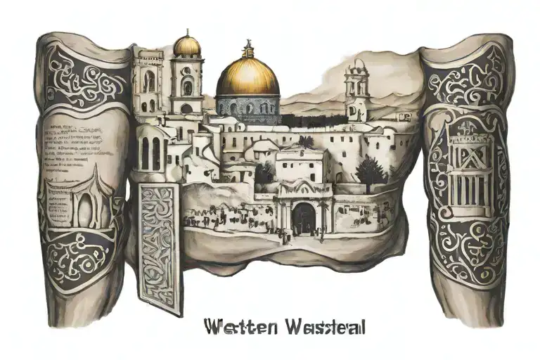 Western Wall And Torah