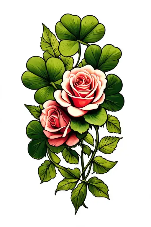 Shamrock And Roses