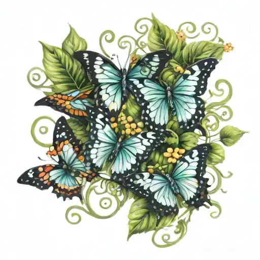 Ivy Vine Butterflies
