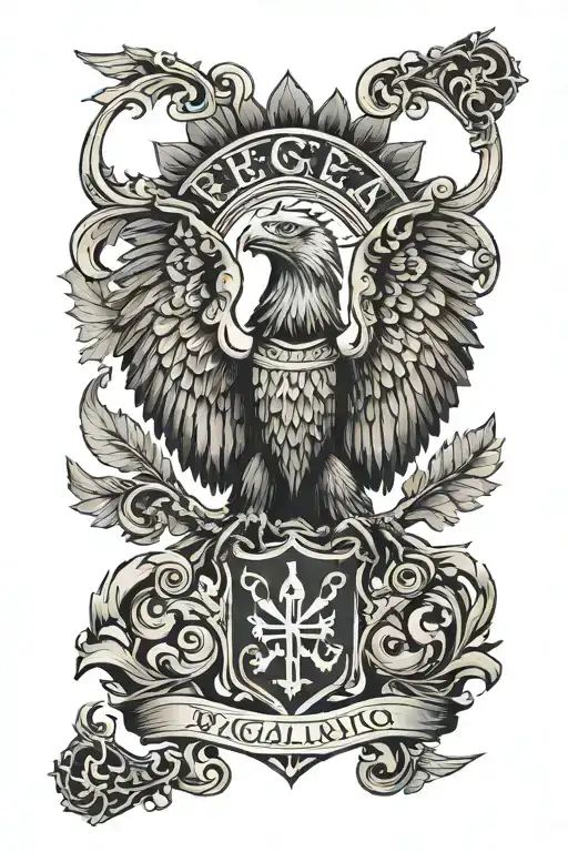 Regal Eagle Coat Of Arms
