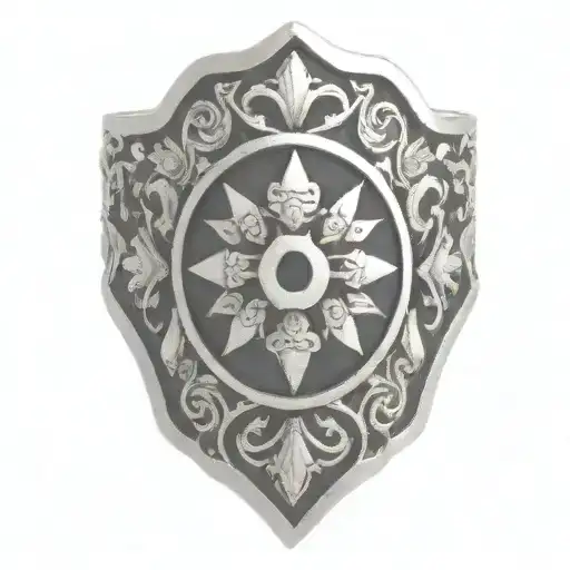 Tribal Bracelet With Flowers