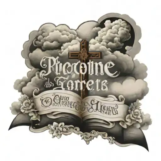 Bible Verse With Clouds