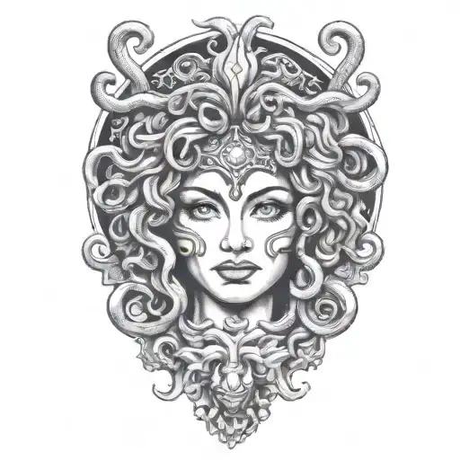 Medusa From Eyes Up