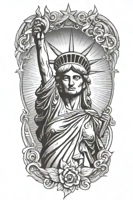 Statue Of Liberty Crying