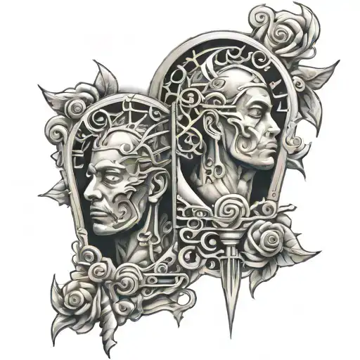 Full Sleeve Tattoo Heaven Gates