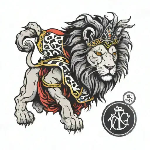 The Fool Tarot As A Lion Jester