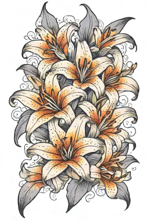 Body Positivity With Lillies Blooming