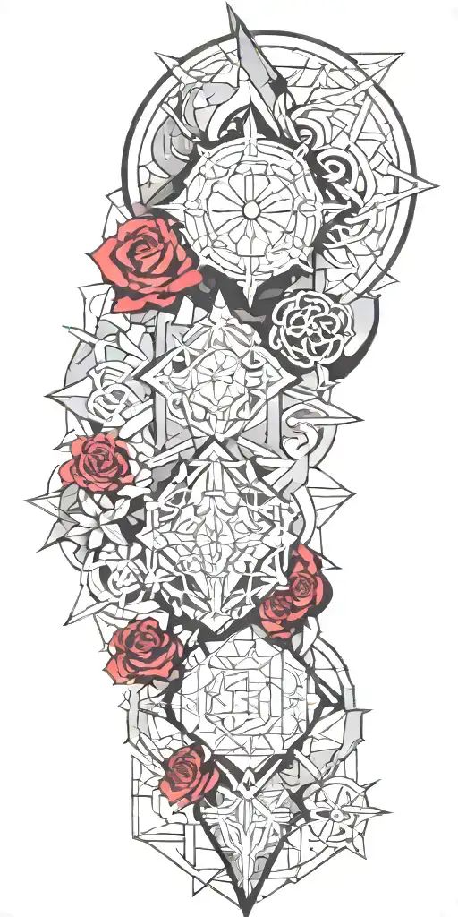 Gothic Geometric No Flowers