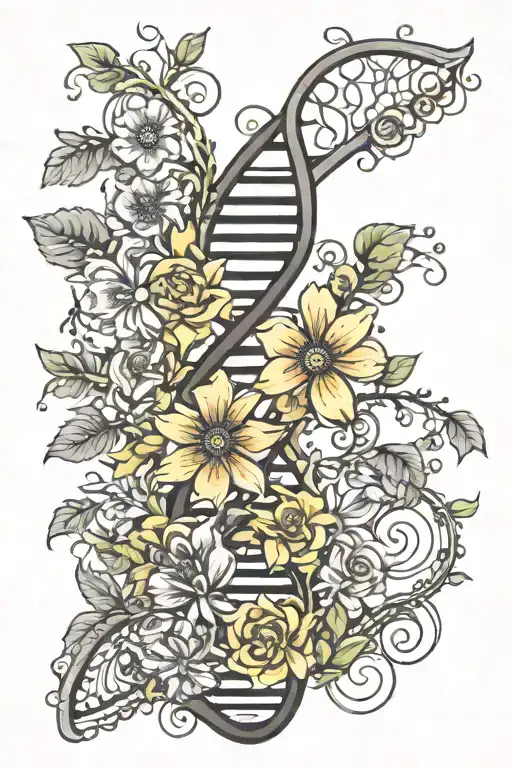 Floral Dna Helix