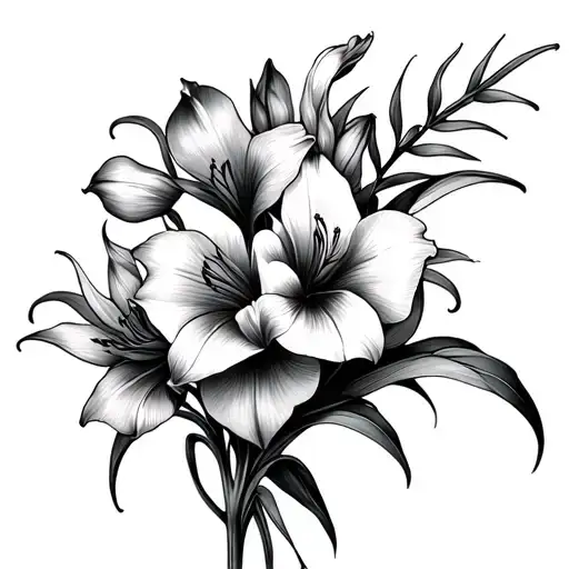 Gladiolus Flower Bouquet