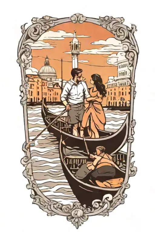 Gondola Venice Couple