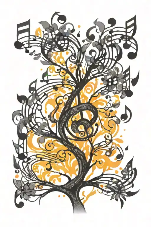 Music Note Tree