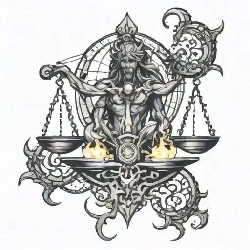 Libra Monster Zodiac Symbols