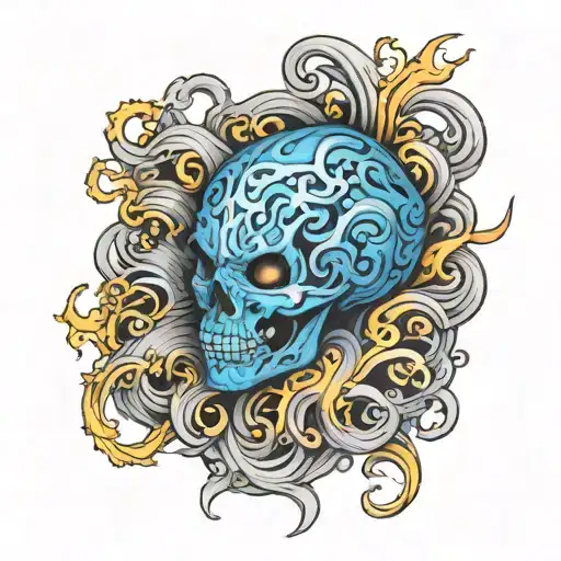 Anxiety Portrayed As A Blue