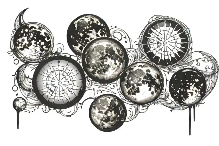 Different Moon Phases