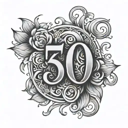 Birthday Tattoo That Says 50 In 25