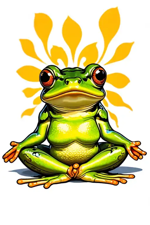 Meditating Frog Zen