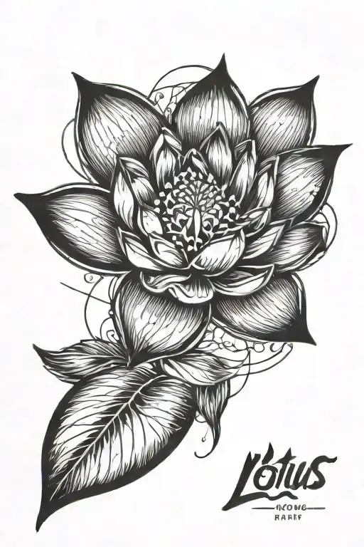 Simple Lotus Flower