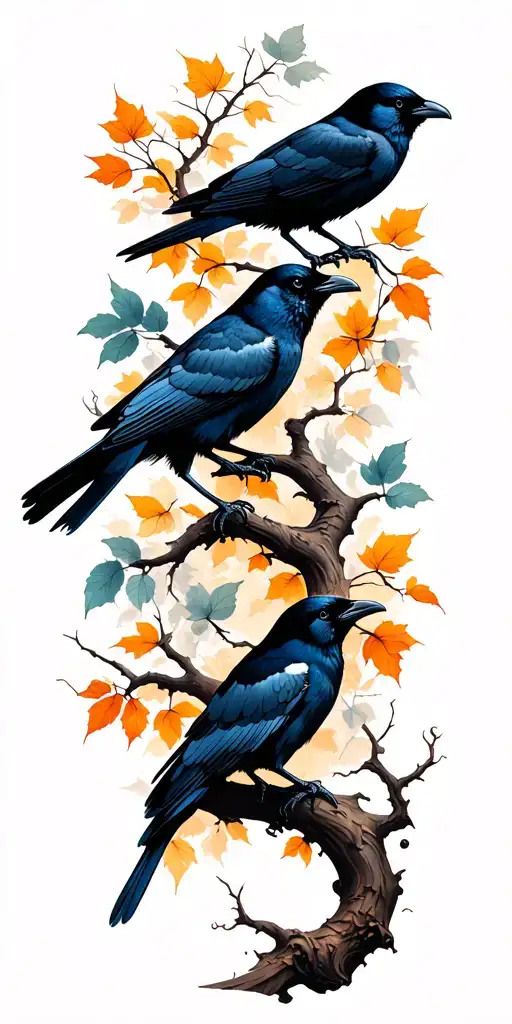 Crows And Tress