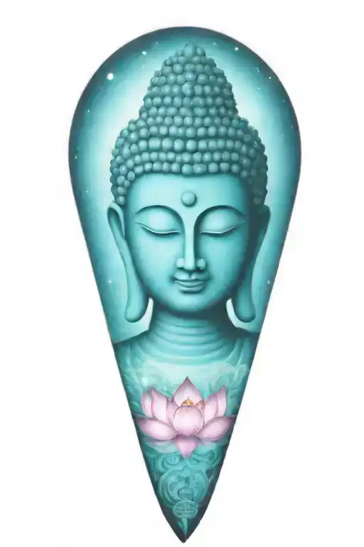 Buddha Lotus Galaxy