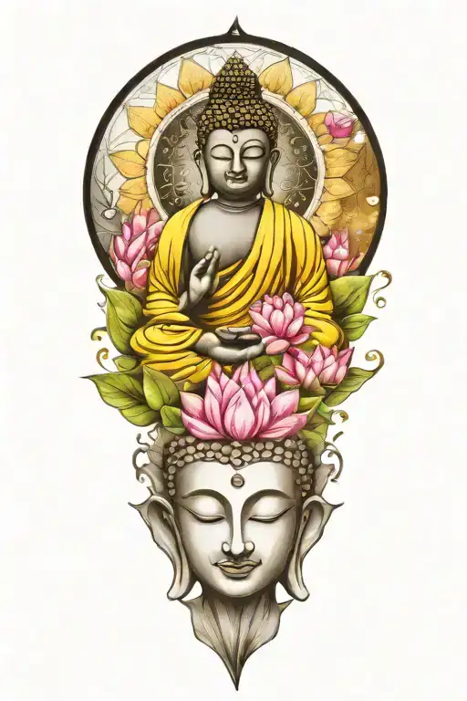 Buddha Lotus Galaxy