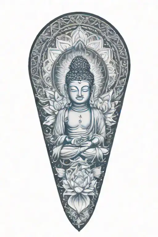 Buddha Lotus Galaxy