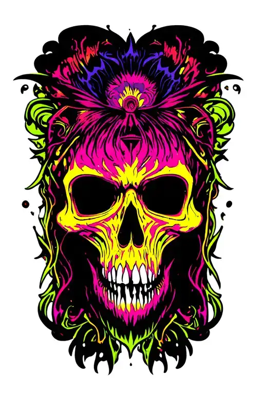 Lsd Acid Trip Colorful