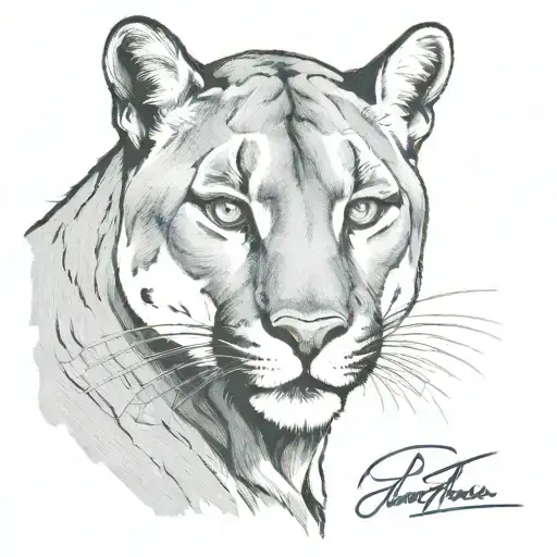 Cougar Head Emerging Stronger