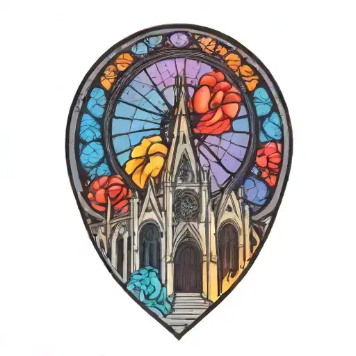 Notre Dame De Paris Rose Window