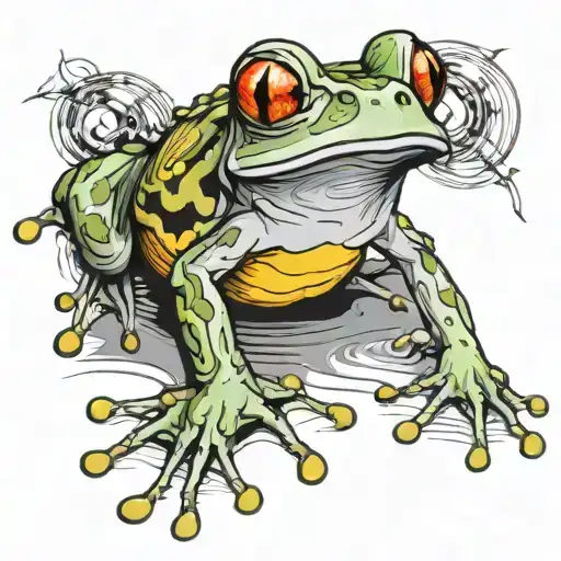 Comic Frog