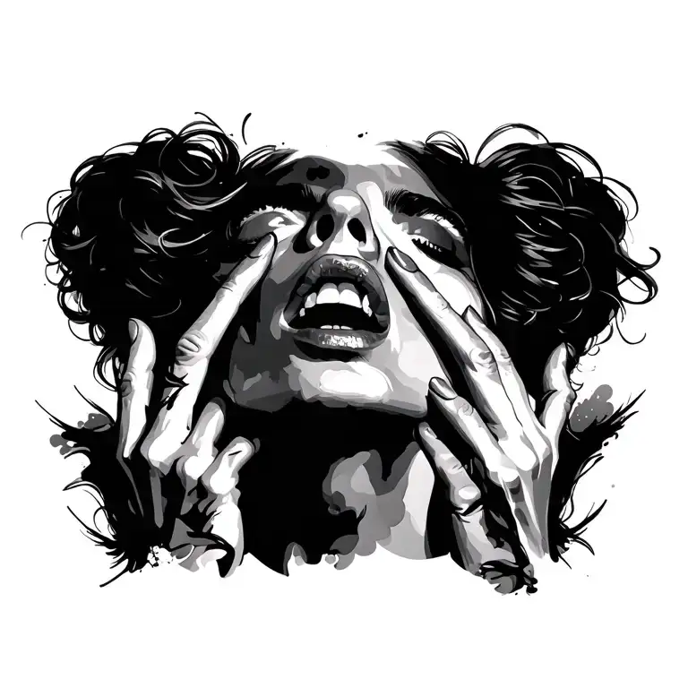 Emotional Outburst Disassociation Portrait