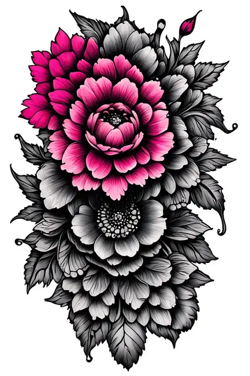Mandala With Flowers