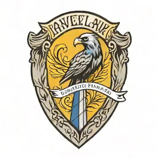 Ravenclaw Logo From Harry Potter With No Text