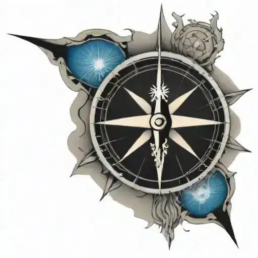 Navy Nautical Compass