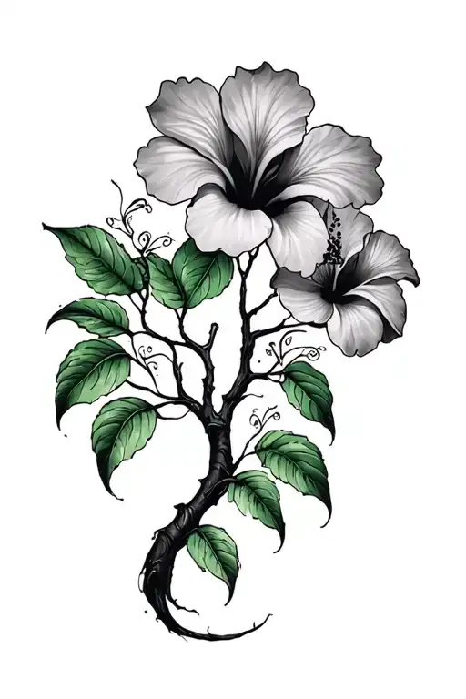 Psychedelic Hibiscus Tree