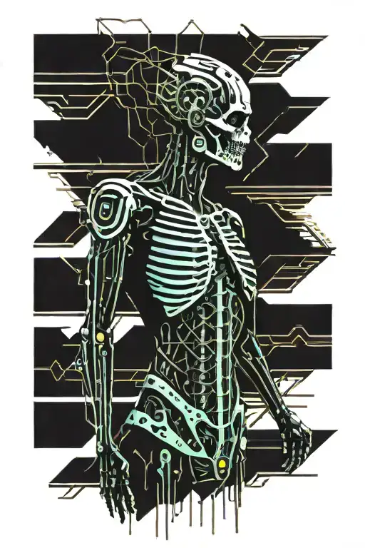 Cybernetic Spine And Rib Cage