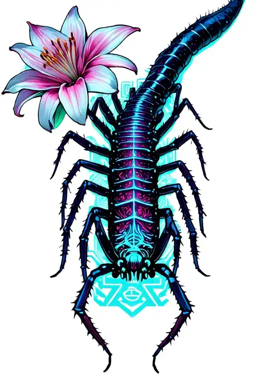 Tokyo Ghoul Centipede With Spider Lily