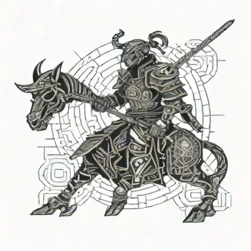 Cyberpunk Samurai Stays On The Grave