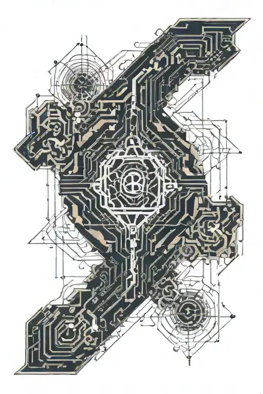 The Number Eight Using Abstract Geometry