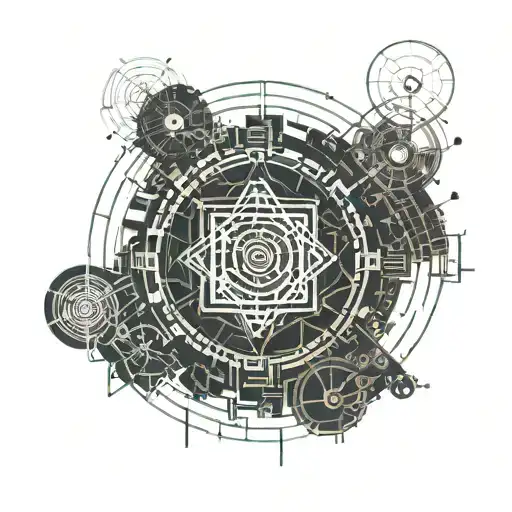 Lines That Randomly Turn And End With A Circle